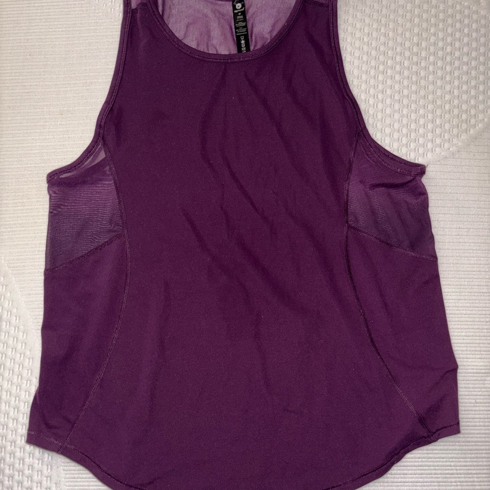 90 Degree By Reflex Deep Purple Tank Top